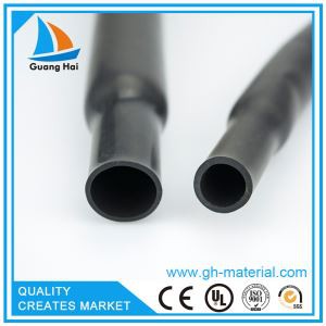 Černý silikonový materiál smršťovací trubička