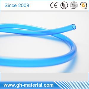 Transparentní modrá barva PVC trubky hadice na vodu močového měchýře
