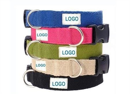Vlastní Logo 100% bavlna psí obojky