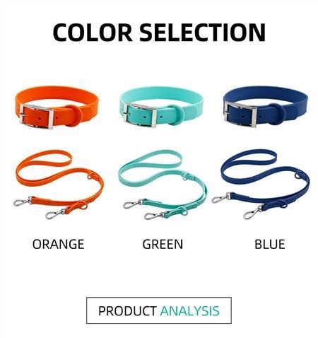 Vodotěsný PVC obojek a vodítko proti znečištění pro domácí mazlíčky